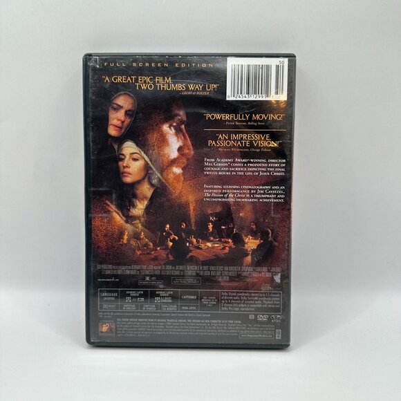The Passion of the Christ DVD Rated R Full Screen 20th Century Fox Mel Gibson - Picture 3 of 4